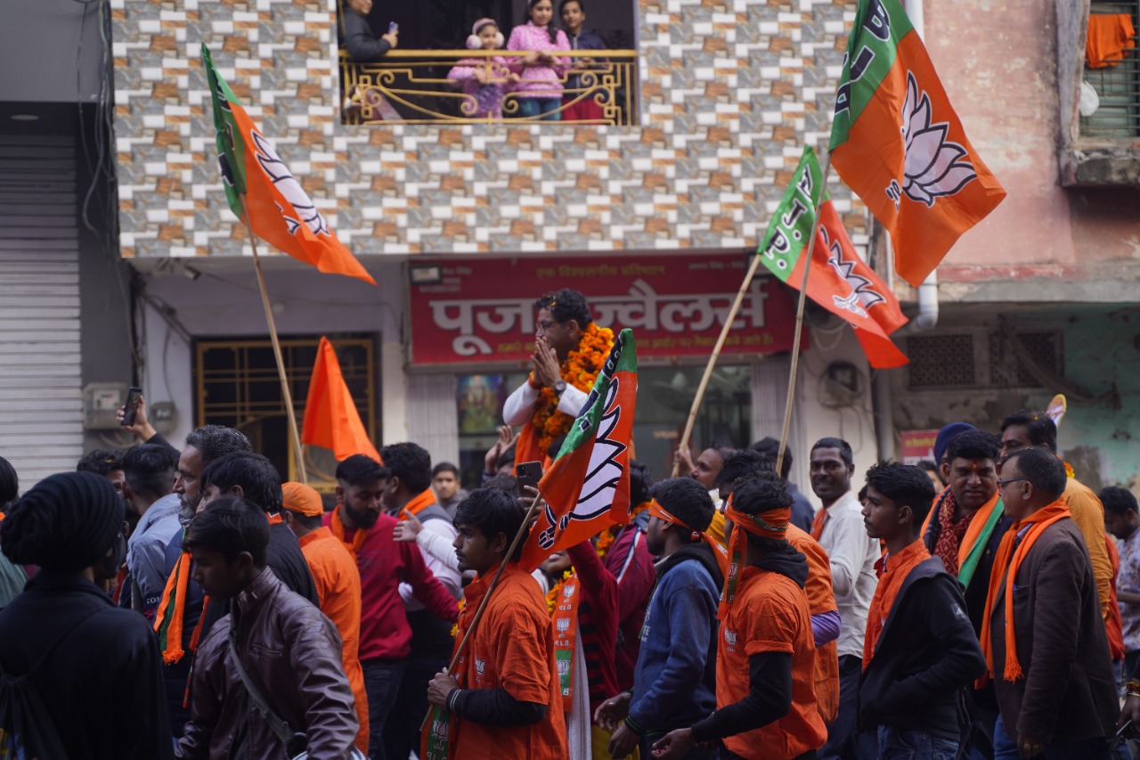 रुद्रपुर विधानसभा : भाजपा प्रत्याशी शिव अरोरा ने किया रोड शो उमड़ी भारी भीड़
