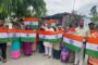 स्वतंत्रता संग्राम सेनानी स्मारक नारायणपुर तिराहा पर 'अगस्त क्रांति दिवस' मनाया गया